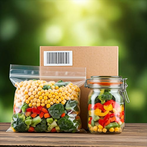 بسته بندی سبزیجات خشک