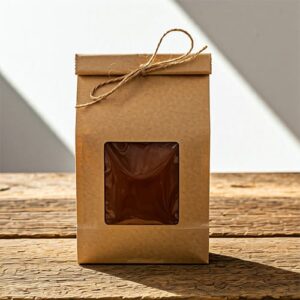 پاکت کرافت پنجره دار