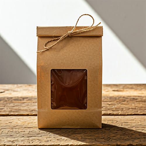 پاکت کرافت پنجره دار